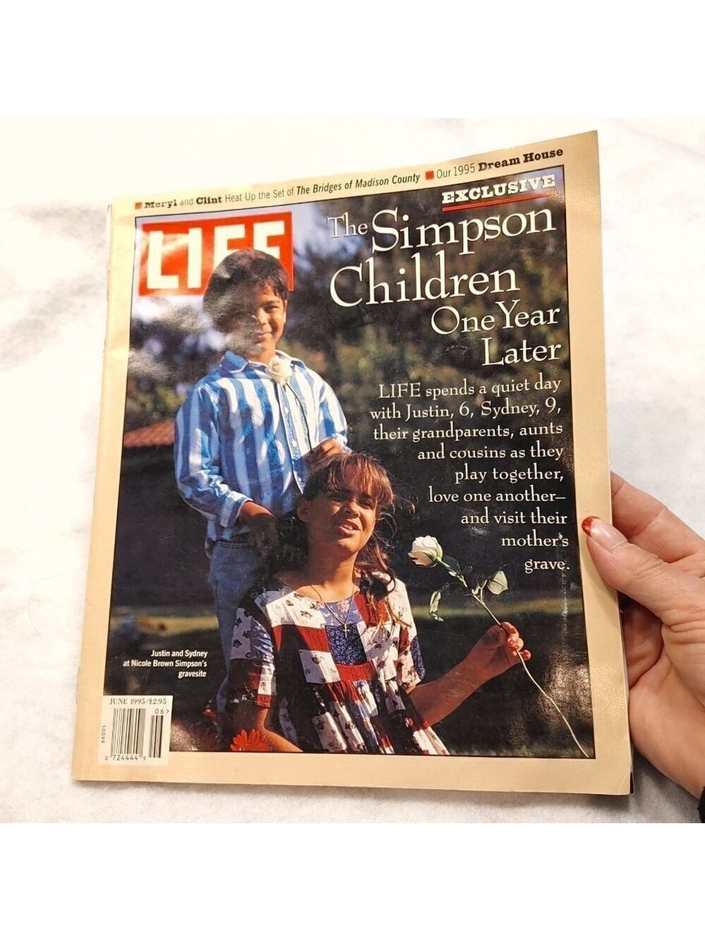 Life Magazine June 1995 The Simpson Children Vintage Clint Eastwood Meryl Sterrp